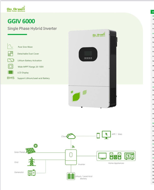 اینورتر 6kw گوگرین