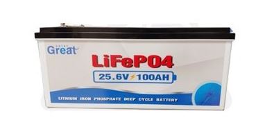 باتری لیتیوم 25.6 ولت 100 آمپر گریت سولار (2.5 کیلووات) | LiFePO4