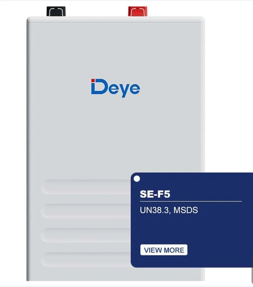 باتری لیتیومی 5 کیلووات ساعت DEYE مدل  SE-F5