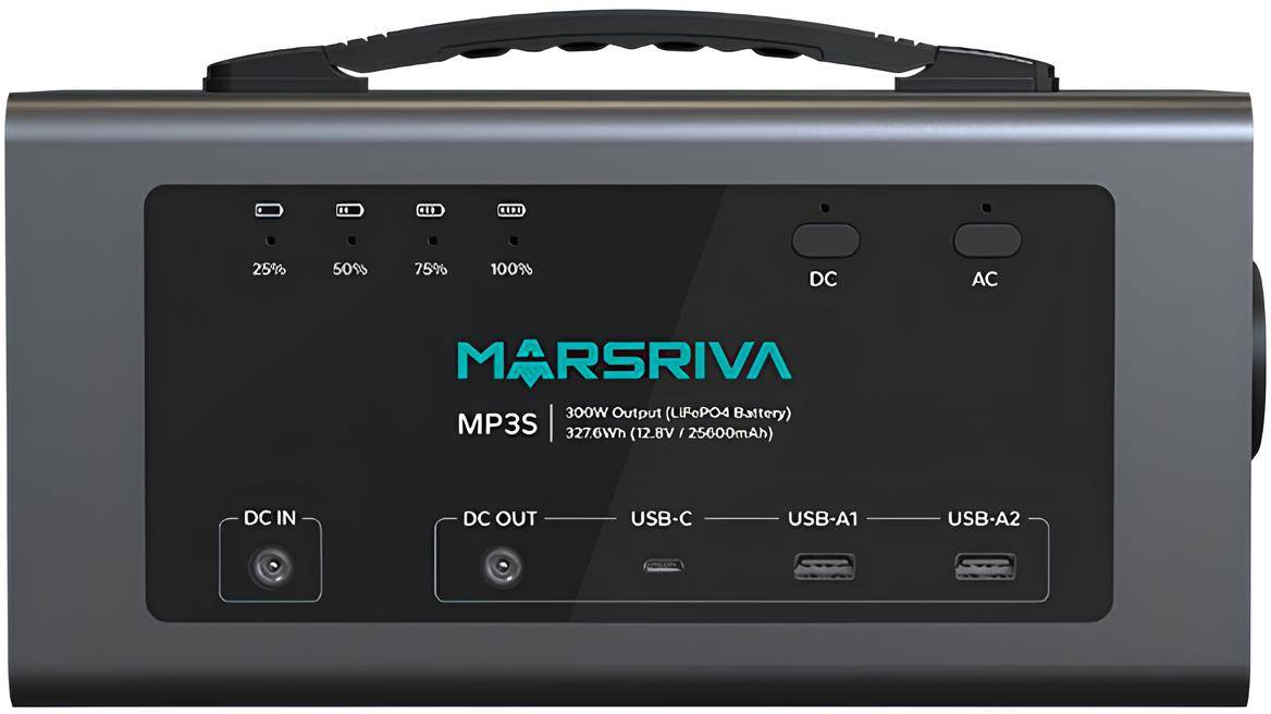 پاور استیشن قابل حمل Marsriva مدل MP3 | توان خروجی 300 وات، ظرفیت 153.6Wh