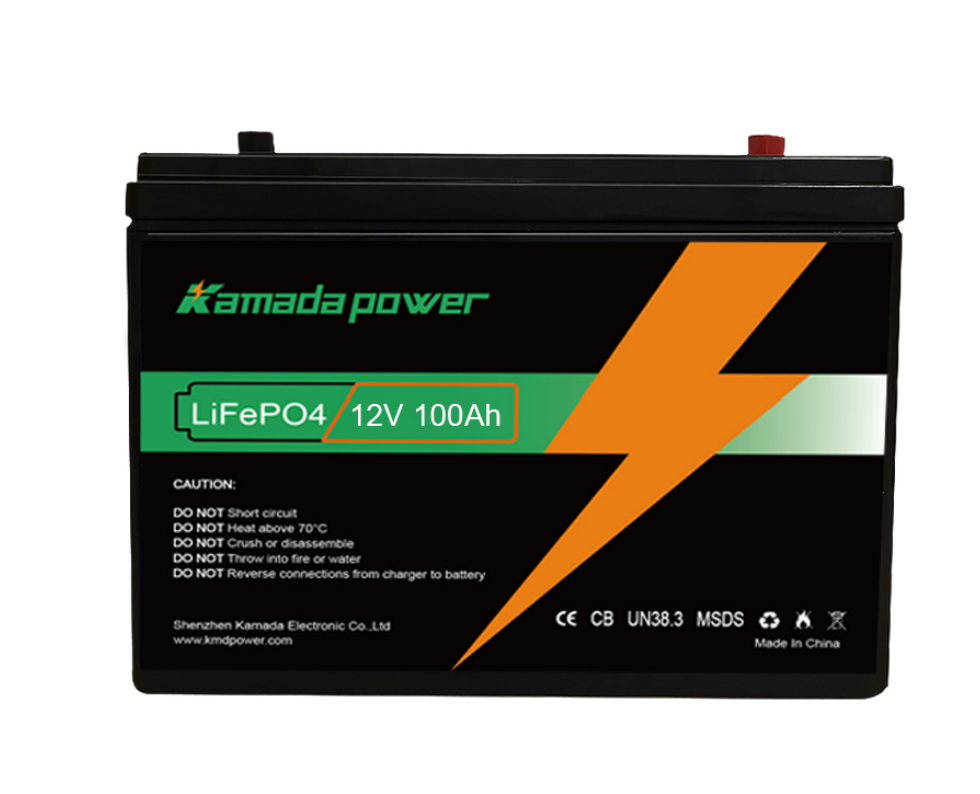 باتری لیتیوم فسفات آهن Kamada Power مدل 12.8V 100Ah بیش از 6000 سایکل