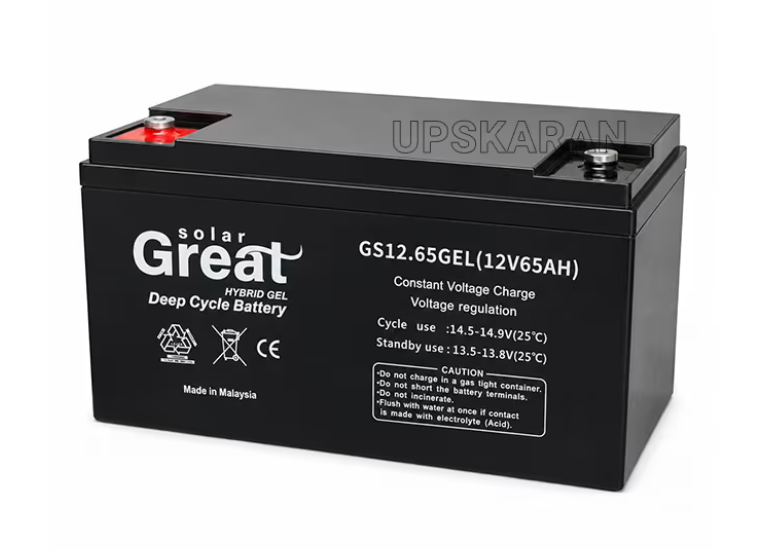 باتری 12 ولت 65 آمپر گریت سولار Great Solar