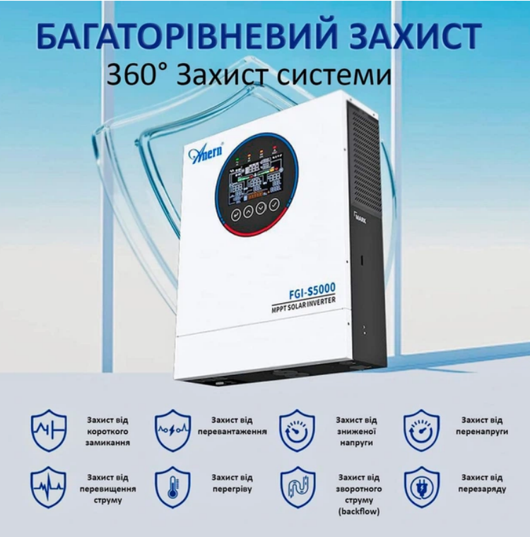 سانورتر آفگرید 5 کیلووات Anern مدل AN-FGIS5000