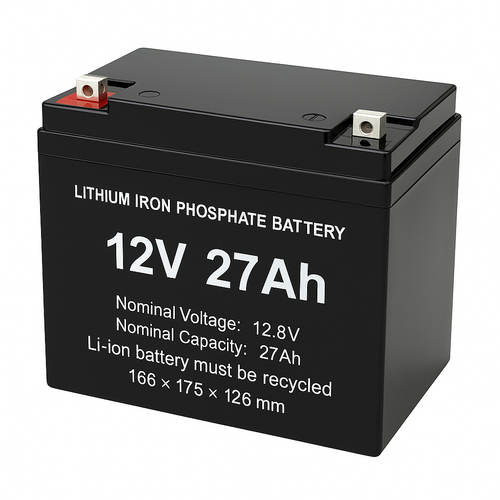 باتری لیتیوم آهن فسفات (LiFePO4) 12V 27Ah | سبک، بادوام و ایمن