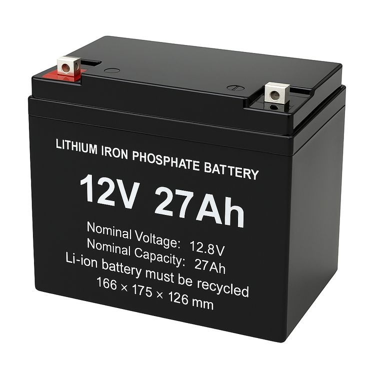 باتری لیتیوم آهن فسفات (LiFePO4) 12V 27Ah | سبک، بادوام و ایمن