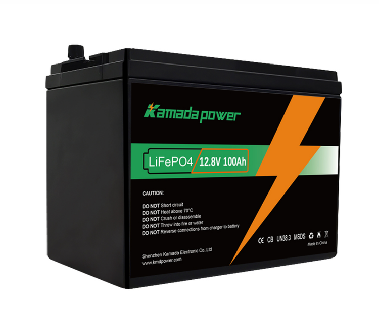 باتری لیتیوم فسفات آهن Kamada Power مدل 12.8V 100Ah بیش از 6000 سایکل