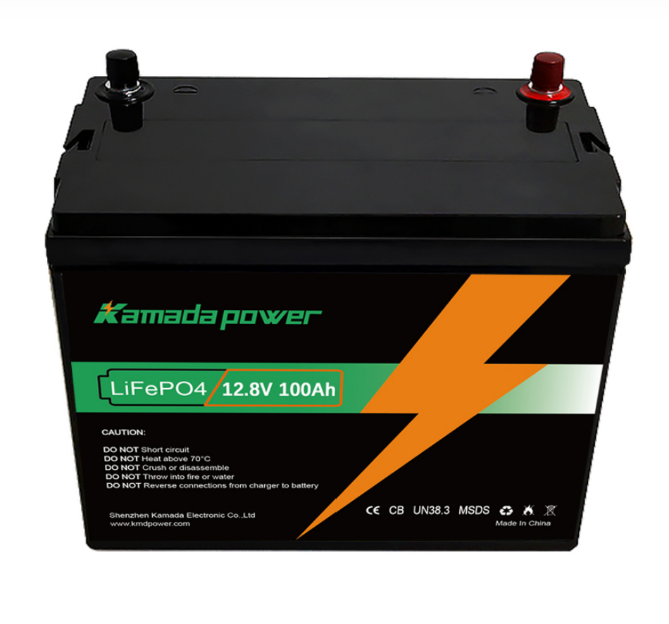 باتری لیتیوم فسفات آهن Kamada Power مدل 12.8V 100Ah بیش از 6000 سایکل