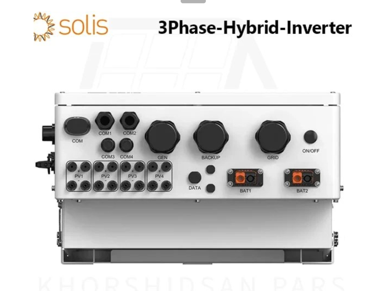 اینورتر هیبریدی سه فاز ۵۰ کیلووات سولیس مدل S6-EH3P50K-H