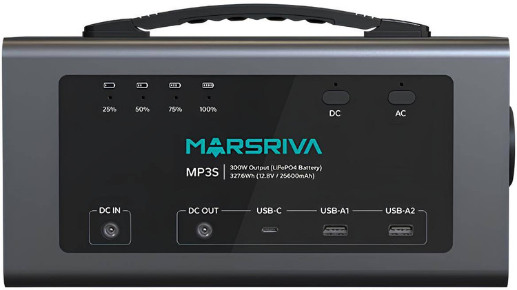 پاور استیشن قابل حمل Marsriva مدل MP3 | توان خروجی 300 وات، ظرفیت 153.6Wh