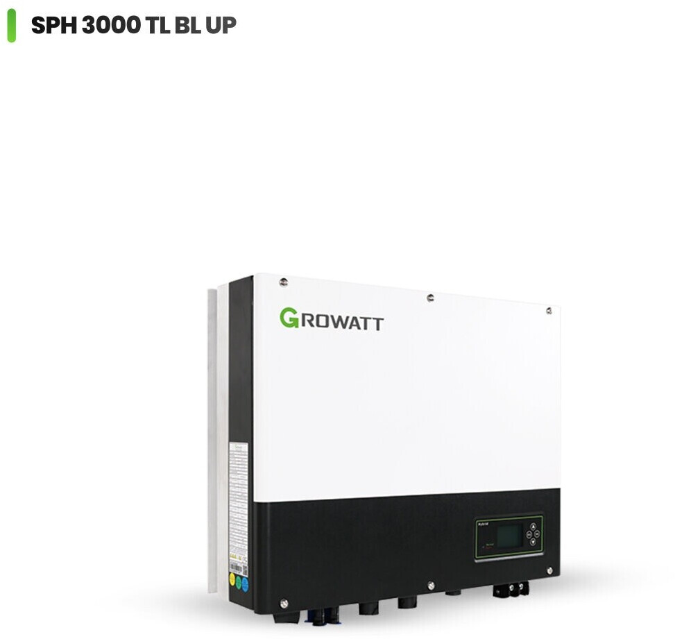 اینورتر  تک فاز هیبریدی 3000 وات Growatt مدل SPH3000TL BL-UP