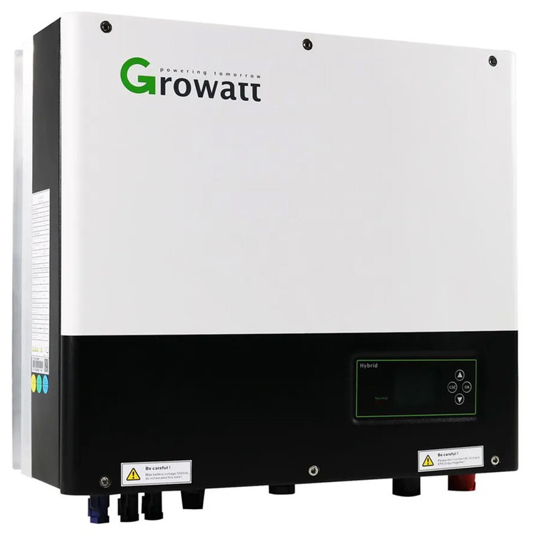اینورتر تک فاز هیبریدی خورشیدی Growatt ظرفیت ۵ کیلووات مدل SPH5000TL BL-UP