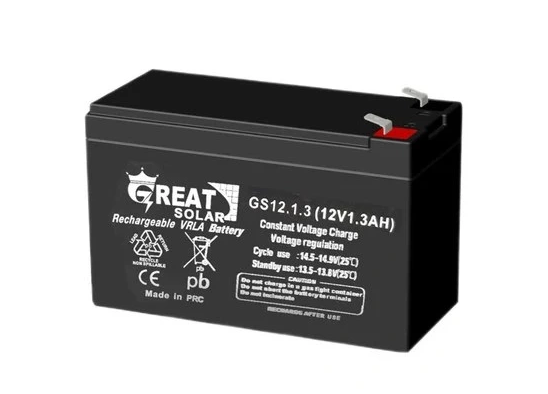 باتری 12ups ولت 1.3 آمپر مدل GS12.1.3 گریت سولار Great Solar