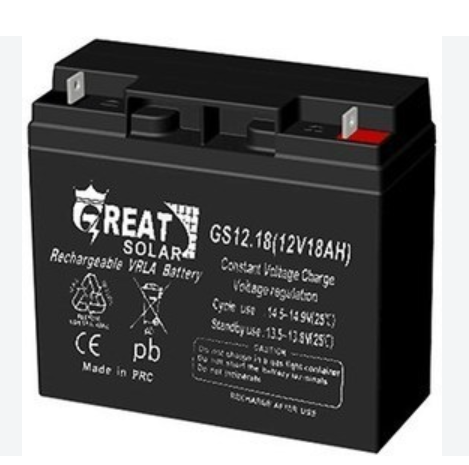 باتری 12ups ولت 18 آمپر گریت سولار Great Solar