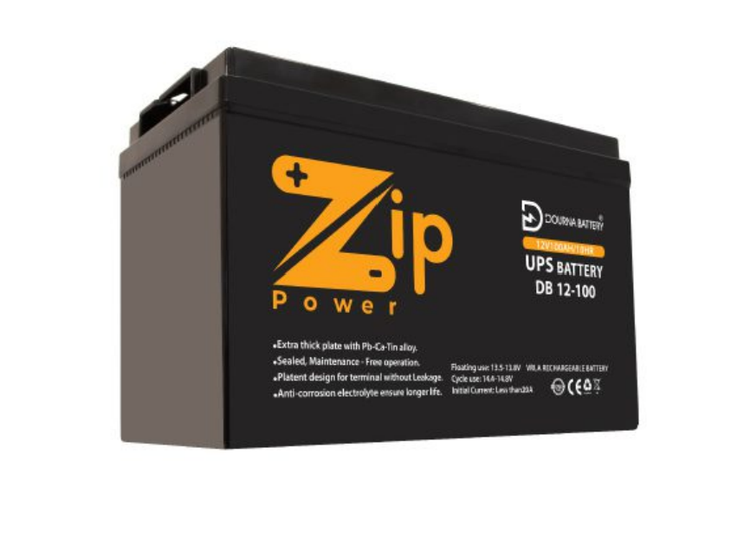 باتری 100ups آمپر 12 ولت UPS برند ZIP